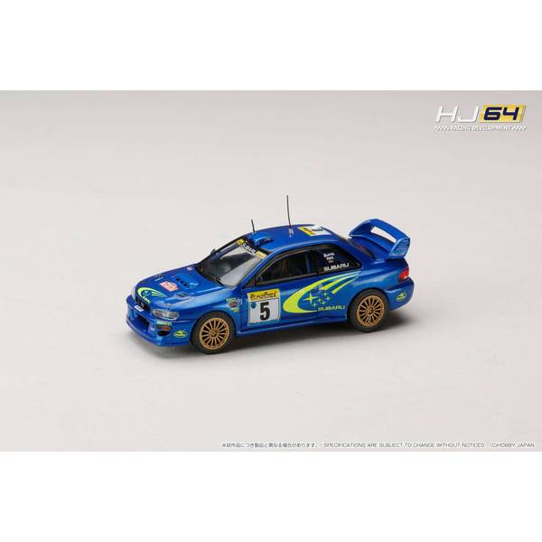 [ Back-order ] Hobby Japan HJR645041A 1:64 SUBARU IMPREZA WRC 1999 #5 MONTE CARLO Diecast model car