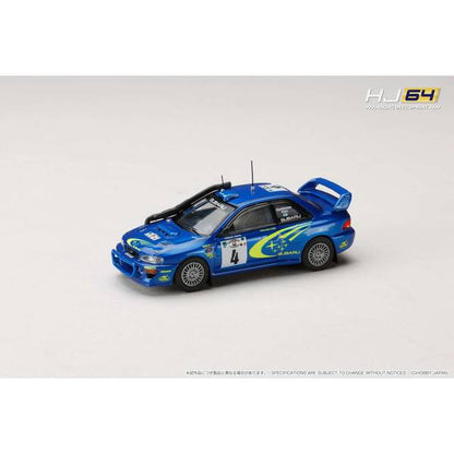 [ Back-order ] Hobby Japan HJR646041F 1:64 SUBARU IMPREZA WRC 19992000 #4 SAFARI Diecast model car