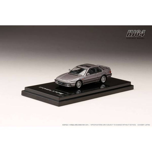 [ Back-order ] Hobby Japan HJ644002GM 1:64 Honda PRELUDE BA5 SI TCV Customized Version Puter Gray Metallic model car