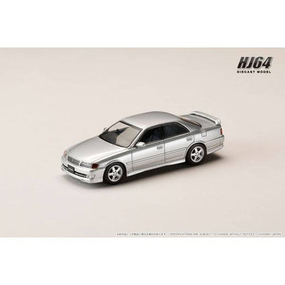 [ Back-order ] Hobby Japan HJ641072S 1:64 Toyota CHASER TOURER V JZX100 EARLY VERSION 1996 SILVER METALLIC Diecast model car
