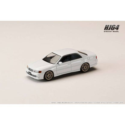 [ Back-order ] Hobby Japan HJ645072AW 1:64 Toyota CHASER TOURER V JZX100 EARLY VERSION 1996 JDM STYLE 10 SPOKES Wheel SUPER WHITE U Diecast model car