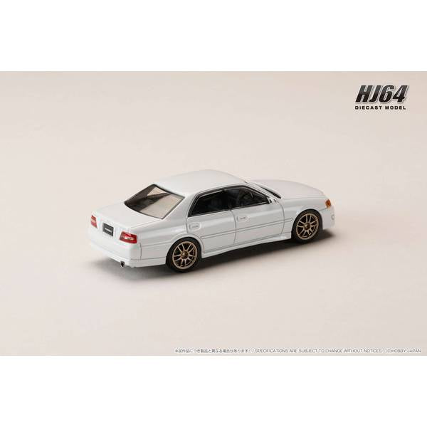 [ Back-order ] Hobby Japan HJ645072AW 1:64 Toyota CHASER TOURER V JZX100 EARLY VERSION 1996 JDM STYLE 10 SPOKES Wheel SUPER WHITE U Diecast model car