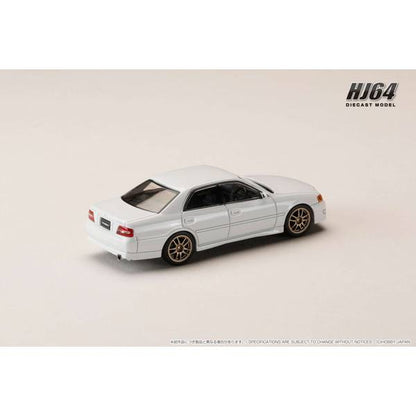 [ Back-order ] Hobby Japan HJ645072AW 1:64 Toyota CHASER TOURER V JZX100 EARLY VERSION 1996 JDM STYLE 10 SPOKES Wheel SUPER WHITE U Diecast model car