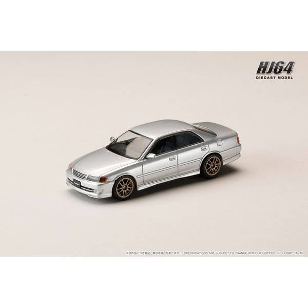 [ Back-order ] Hobby Japan HJ645072AS 1:64 Toyota CHASER TOURER V JZX100 EARLY VERSION 1996 JDM STYLE 10 SPOKES Wheel SILVER METALLIC Diecast model car