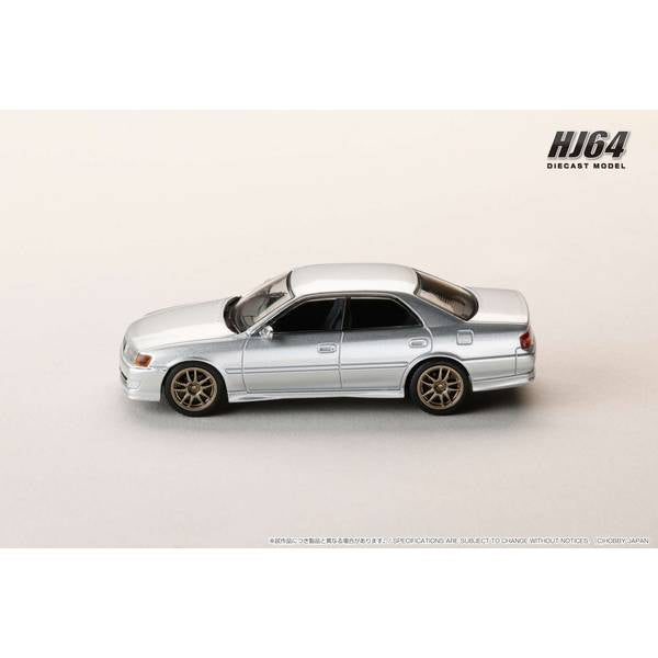 [ Back-order ] Hobby Japan HJ645072AS 1:64 Toyota CHASER TOURER V JZX100 EARLY VERSION 1996 JDM STYLE 10 SPOKES Wheel SILVER METALLIC Diecast model car