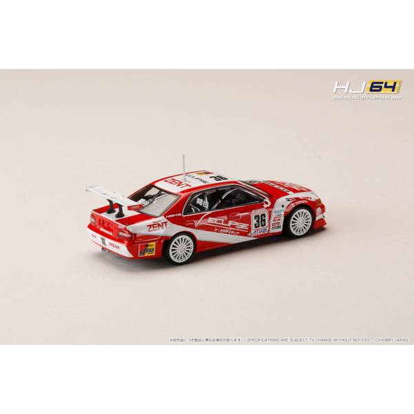 [ Back-order ] Hobby Japan HJR641072B 1:64 ZENT ECLIPSE Chaser #36 1997 JTCC Diecast model car
