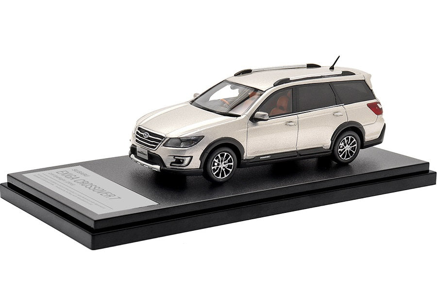 [ Back-order ] Hi-Story HS427GL 1:43 Subaru EXIGA CROSSOVER 7 2.5i EyeSight (2015) Tungsten Metallic Resin