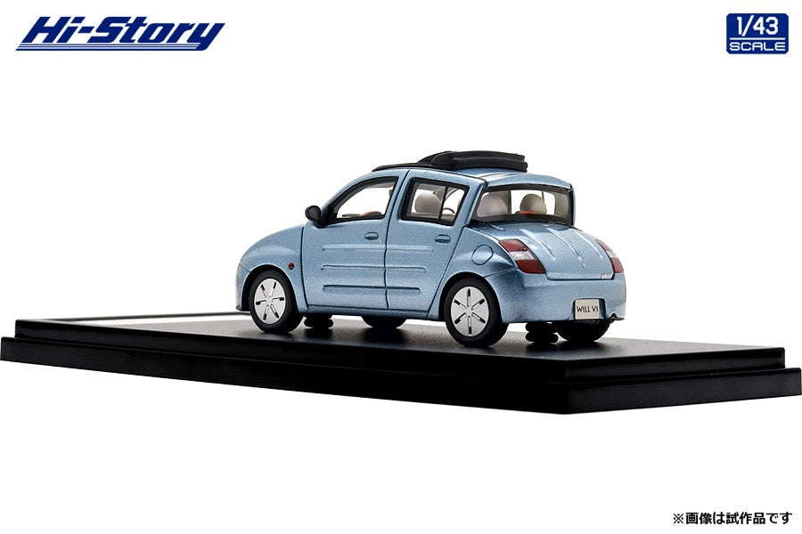 [ Back-order ] Hi-Story HS476BL 1:43 Toyota Will Vi 2000Light blue metallic Resin model car