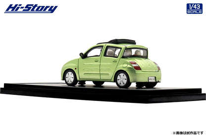 [ Back-order ] Hi-Story HS476GR 1:43 Toyota Will Vi 2000Yellow Green Metallic Opal Resin model car