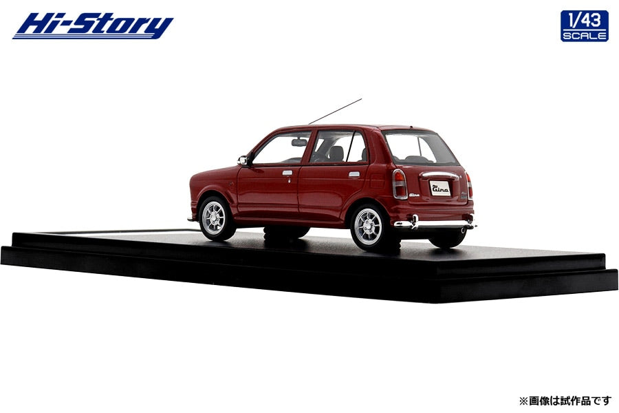 [ Back-order ] Hi-Story HS460RE 1:43 DAIHATSU Mira Gino 5DOOR 2000

Maple Red Mica Metallic Resin model car