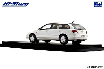 [ Back-order ] Hi-Story HS484WH 1:43 Honda Avancier V 1999 Premium White Pearl Resin model car