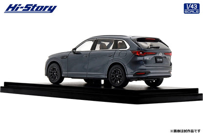 [ Back-order ] Hi-Story HS494GY 1:43 Mazda CX-80 2024 Machine Gray Premium Metallic Diecast model car