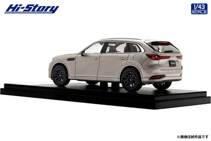 [ Back-order ] Hi-Story HS494QZ 1:43 Mazda CX-80 2024 Platinum Quartz Metallic Diecast model car