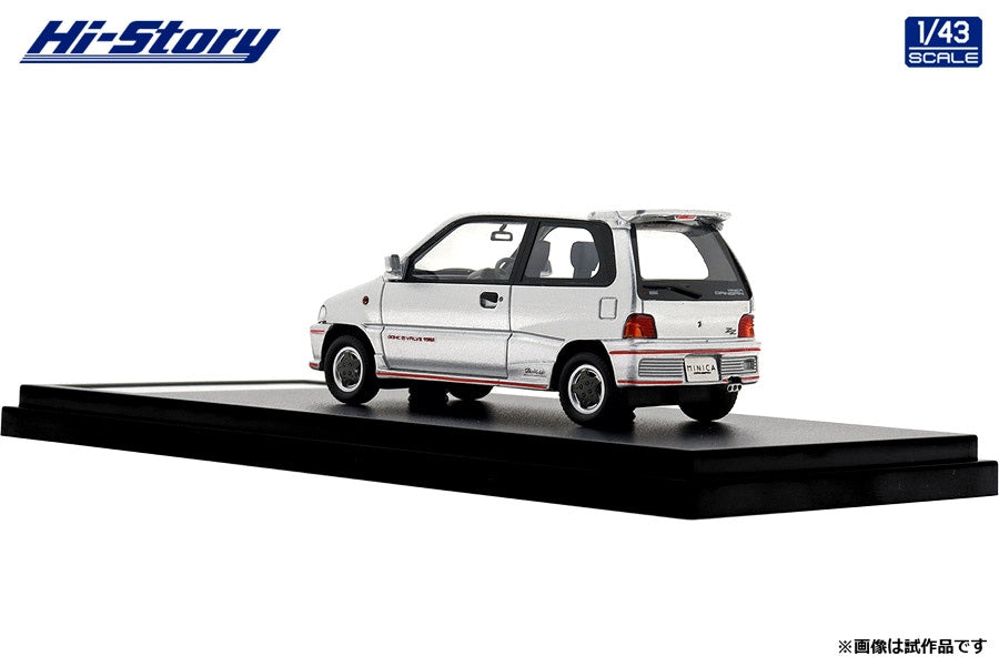 [ Back-order ] Hi-Story HS495SL 1:43 MITSUBISHI MINICA DANGAN ZZ 1990 Grace Silver Resin model car