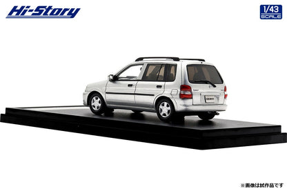 [ Back-order ] Hi-Story HS497SL 1:43 MAZDA DEMIO GL 1996 SilVerstone Metallic Resin model car