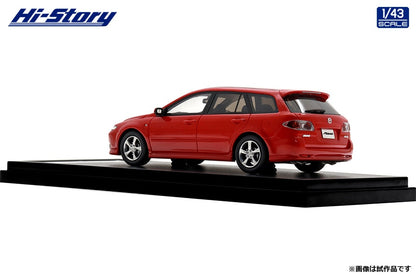 [ Back-order ] Hi-Story HS490RE 1:43 MAZDA ATENZA Sports Wagon 23S 2004 Velocity Red Mica Resin model car