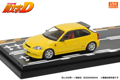 [ Back-order ] MODELER'S MD64209 1:64 Initial D Set Vol.9 Daiki Ninomiya Civic EK9 & Smiley Sakai Integra DC2 model car