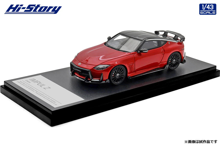 [ Back-order ] Hi-Story HS509RE 1:43 IMPUL Z 2024 Carmine Red Super Black 2-tone resin model car
