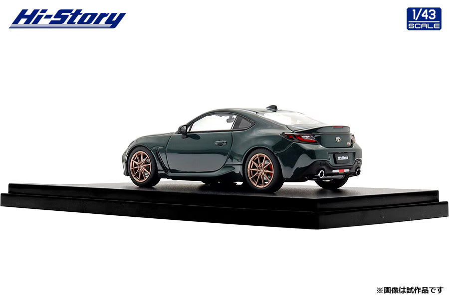 [ Back-order ] Hi-Story HS566GR 1:43 Toyota GR86 Special Edition RZ "Ridge Green Limited" 2024 Ridge Green Diecast model car