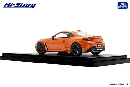 [ Back-order ] Hi-Story HS564OR 1:43 Toyota GR86 Special Edition RZ "10th Anniversary Limited" 2022 Flame Orange Diecast model car