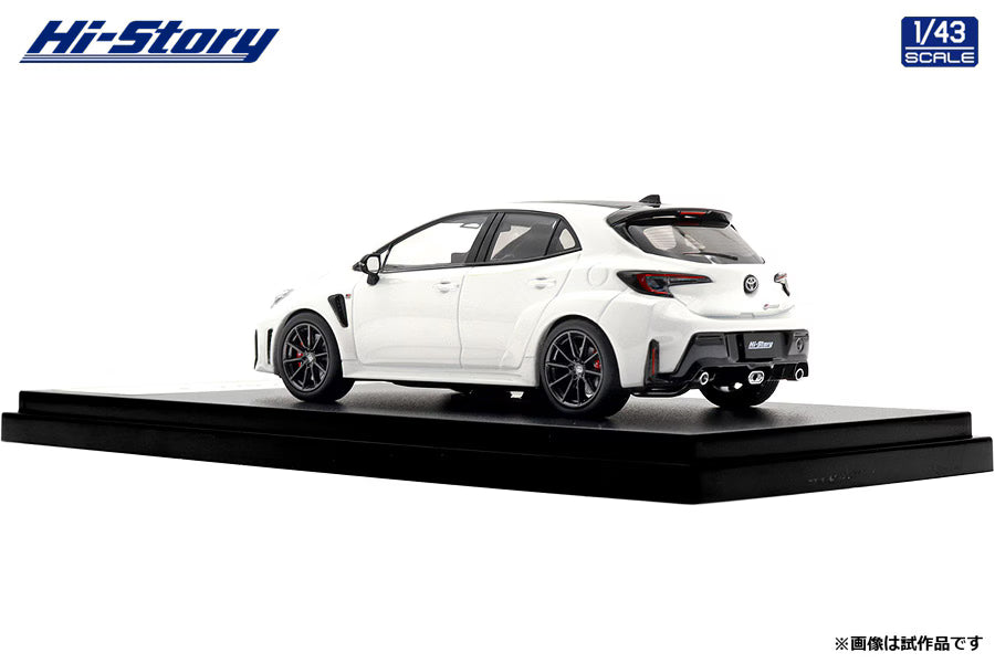[ Back-order ] Hi-Story HS573WH 1:43 Toyota GR COROLLA RZ 2025 Super White II Diecast model car