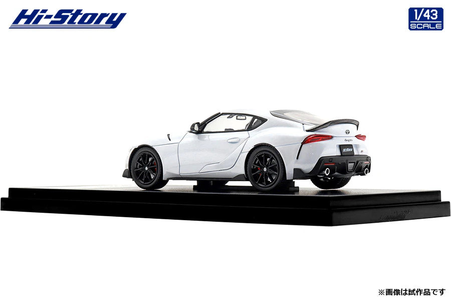 [ Back-order ] Hi-Story HS575WH 1:43 Toyota GR SUPRA RZ 2025 White Metallic Diecast model car