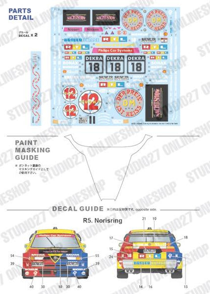 [ Back-order ] STUDIO27 TK2482 1:24 155 V6 T1 #18 DTM 1994 conversion kit for TAMIYA  [Conversion Kit]