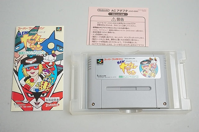 FC Super Famicom Software NEW Yatterman with Box and Manual, Japan ver. Super Nintendo Entertainment System SNES