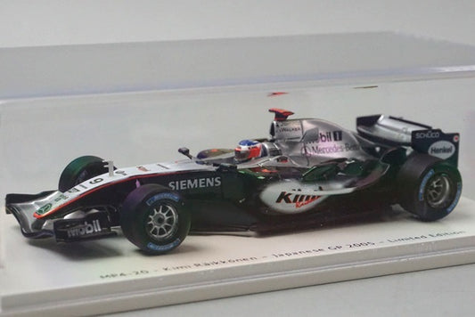 1:43 SPARK VMM1376 McLaren MP4-20 Japan GP Winner K.Raikkonen 2005 #9