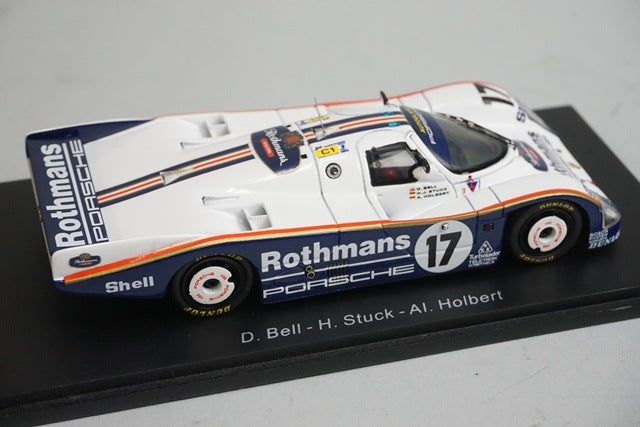 1:43 Spark S0942 Porsche 962C Le Mans Winner 1987 #17 Rothmans Specification
