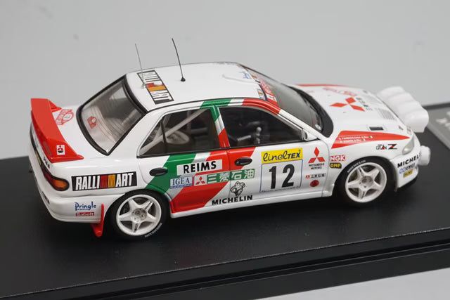 1:43 HPI 8546 Mitsubishi Lancer Evolution II Monte Carlo 1995 #12