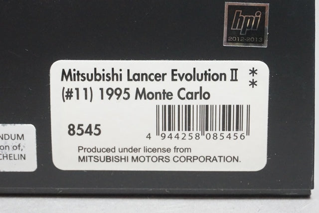 1:43 HPI 8545 Mitsubishi Lancer Evolution II Monte Carlo 1995 #11