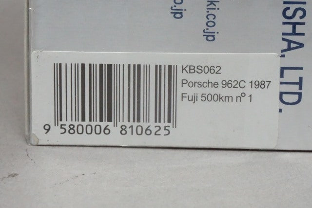 1:43 SPARK KBS062 Porsche 962C Fuji 500km 1987 #1