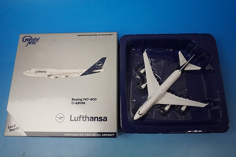 1:400 B747-400 Lufthansa D-ABVM GJDLH1826 Gemini airplane model