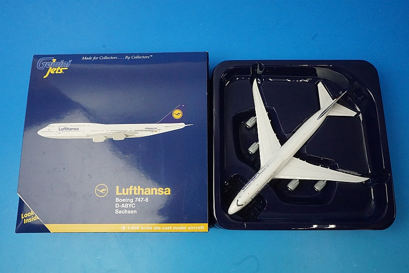 1:400 B747-8 Lufthansa Sachsen D-ABYC GJDLH1047 Gemini