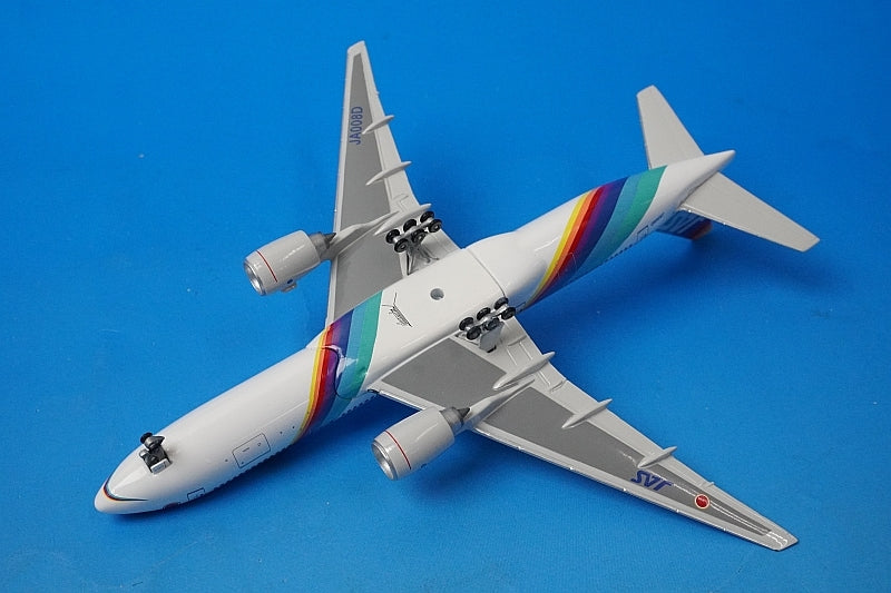 1:400 B777-289 JAS Rainbow Seven JA008D Phoenix airplane model