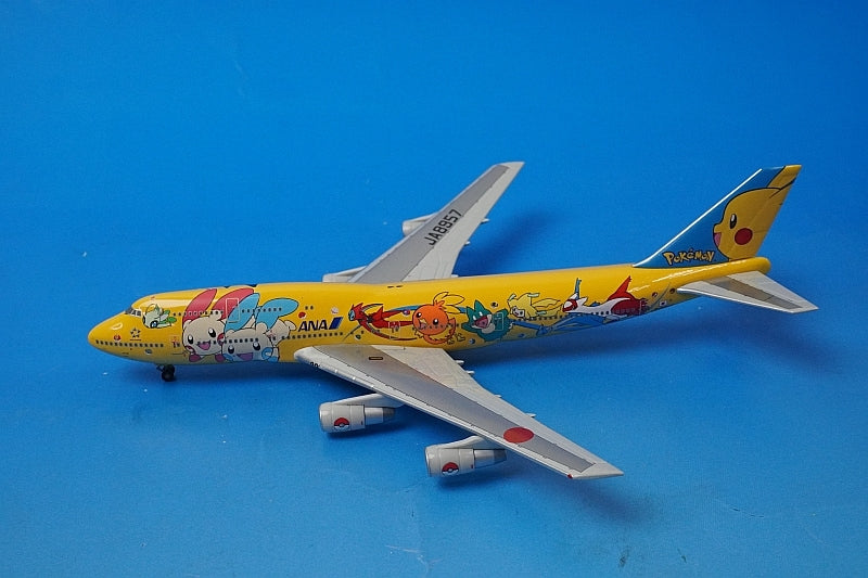 1:400 B747-400 ANA Pokemon Pikachu Jumbo JA8957 NH40010 ANA airplane model