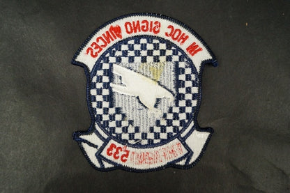 Patch USMC VMFA AW -533 533rd All-Weather Fighter Attack Squadron IN HOC SIGNO VINCES without hook and loop
