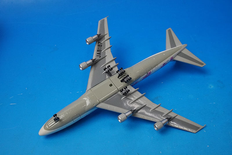 1:400 B747-346(SR) JAL Super Resort Express Okinawa  Resortcha Pink JA8187 J-008 Jet AIR airplane model