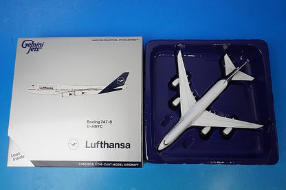 1:400 B747-8 Lufthansa D-ABYC GJDLH1779 Gemini airplane model