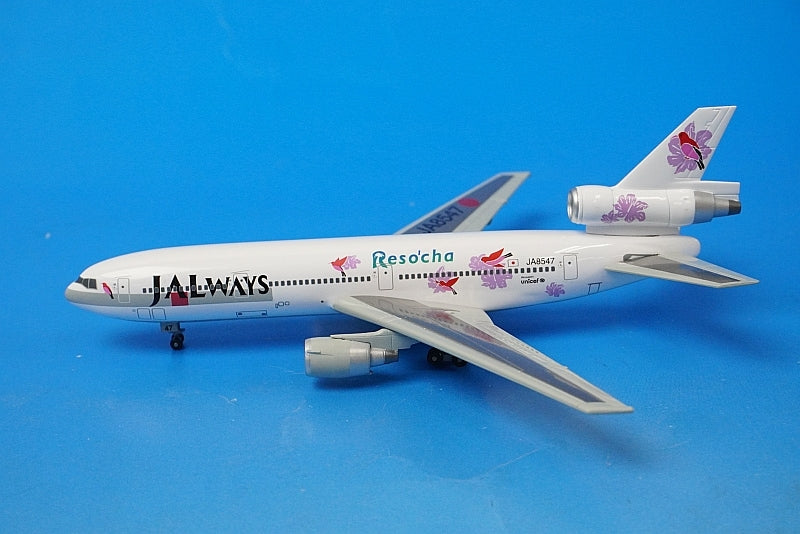 1:400 DC-10-40 JALways Risoccha Purple JA8547 JLDC10 dododiecast airplane model