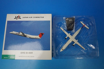 1:200 DHC-8-400 JAL Japan Air Commuter JA843C DH28007 JALUX