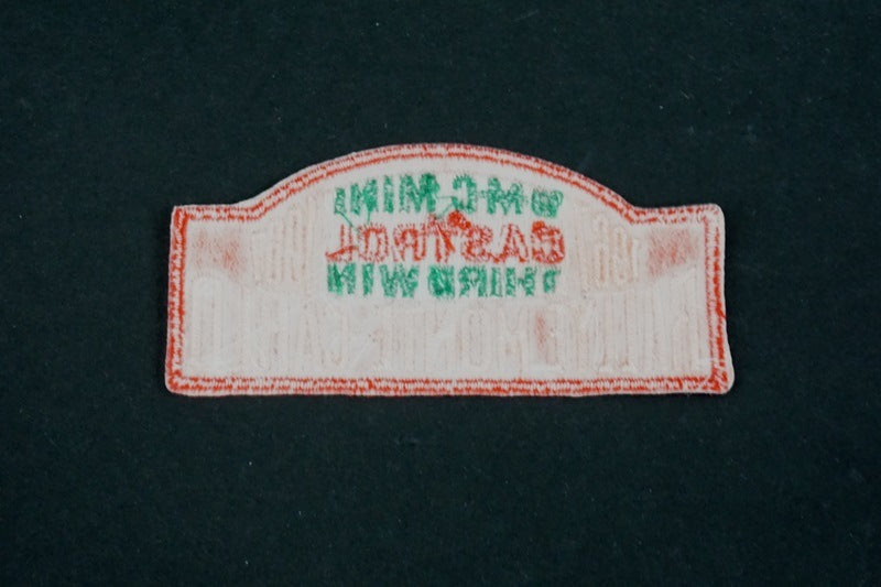 Patch CASTROL Rallye Monte Carlo without hook and loop