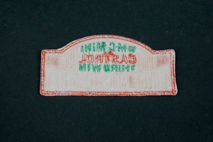 Patch CASTROL Rallye Monte Carlo without hook and loop