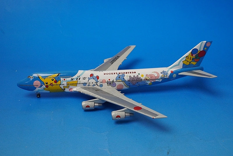 1:400 B747-400 ANA Pokemon Jet 1999 JA8964 NH40007 ANA airplane model