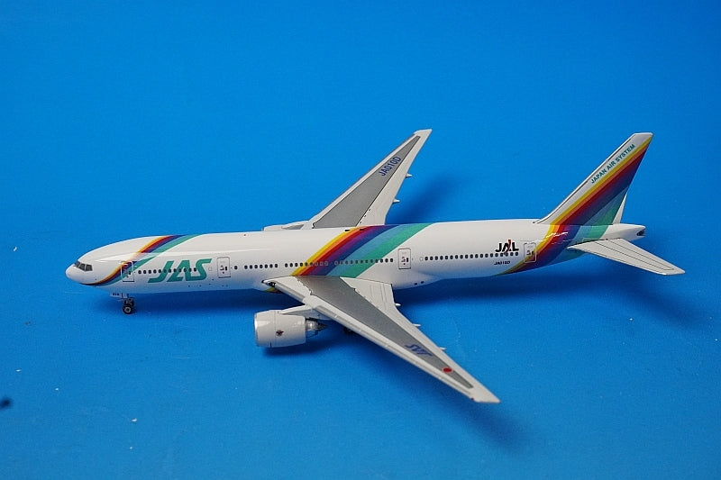 1:400 B777-200 JAS Japan Air System Rainbow Seven JA010D 10235 Phoenix airplane model