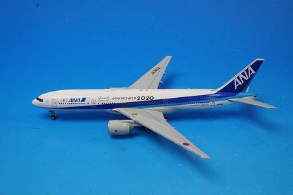 1:400 B777-200ER ANA Let's unite our hearts!! Let's go 2020 JA745A EW4772003 JC Wings airplane model