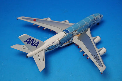 1:500 A380-841 ANA FLYING HONU ANA Blue JA381A NH50063 ANA airplane model