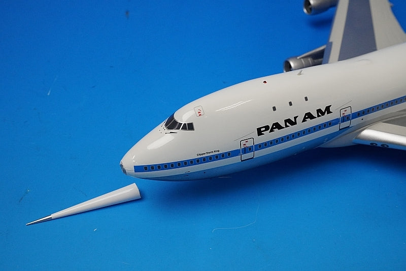 1:200 B747-100 PANAM Flight Test with Nose Cover Clipper Storm King N732PA IF741PAAEXP INFLIGHT airplane model