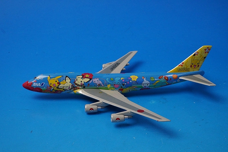1:400 B747-400 ANA Pokemon Flower Jumbo JA8956 10034 Phoenix airplane model